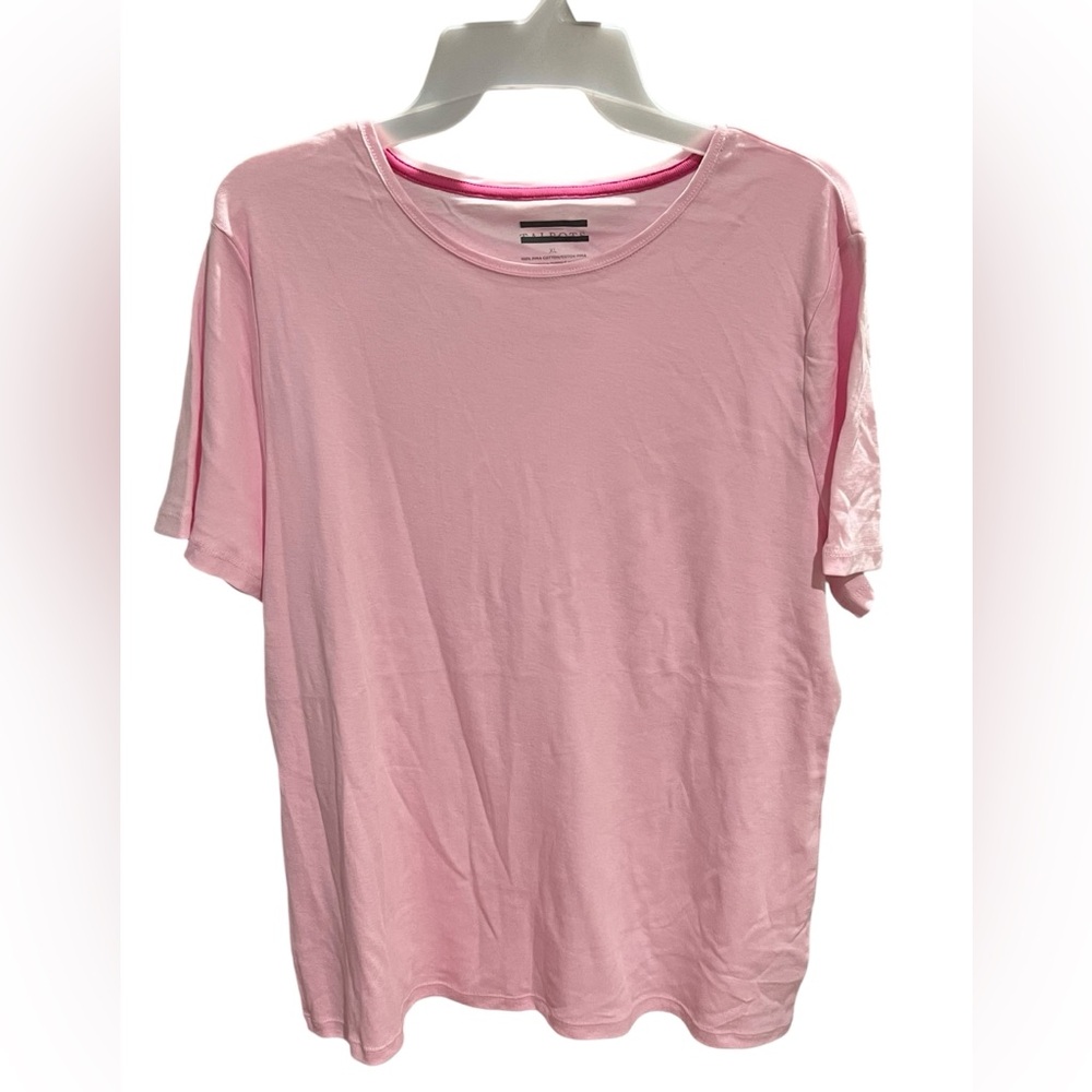 NWOT Talbots Soft Pink Pima Cotton Top
